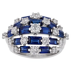 Oscar Heyman Sapphire and Diamond Ring