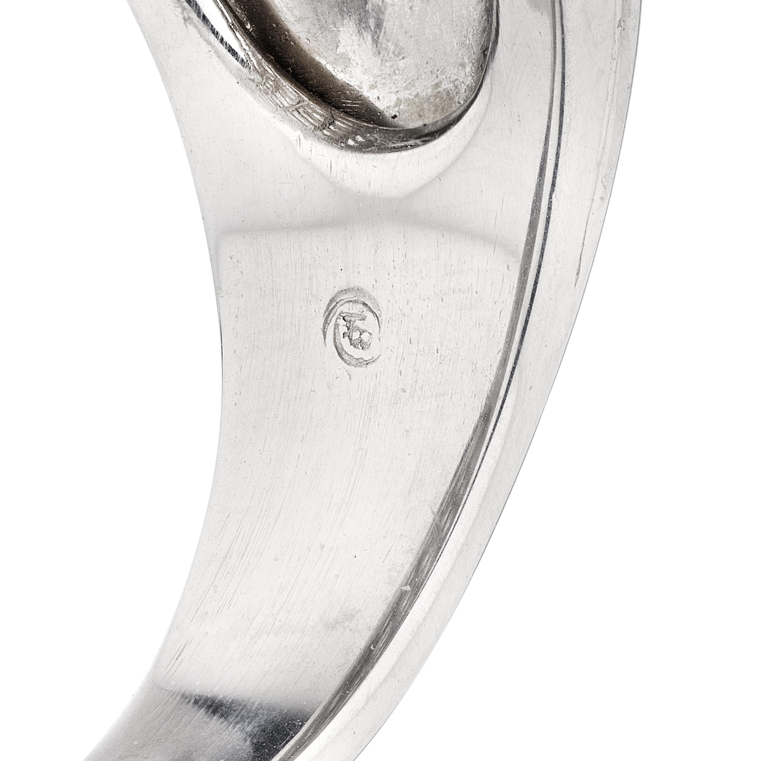Quadrato Oscar Heyman Anello in platino con diamante taglio quadrato d'epoca in vendita