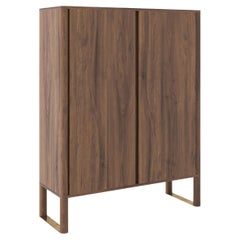 Oscar High Cabinet by Daniel Boddam, Walnut