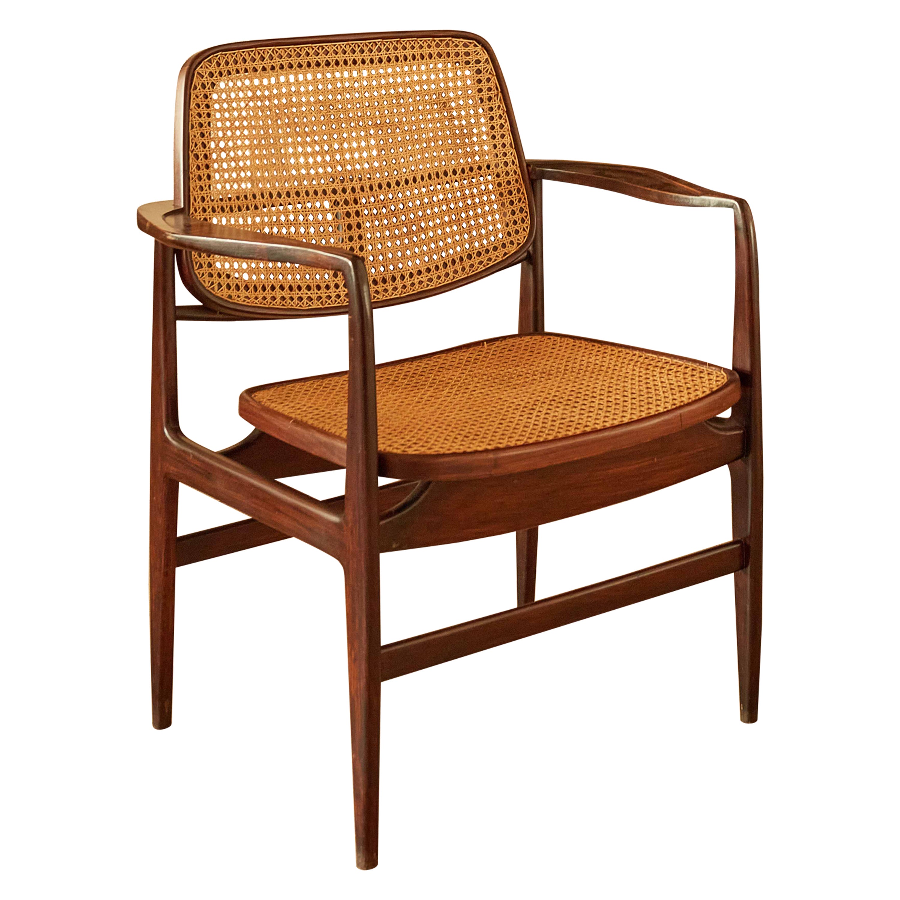 Fauteuil de salon Oscar de Sergio Rodrigues, 1956 en vente