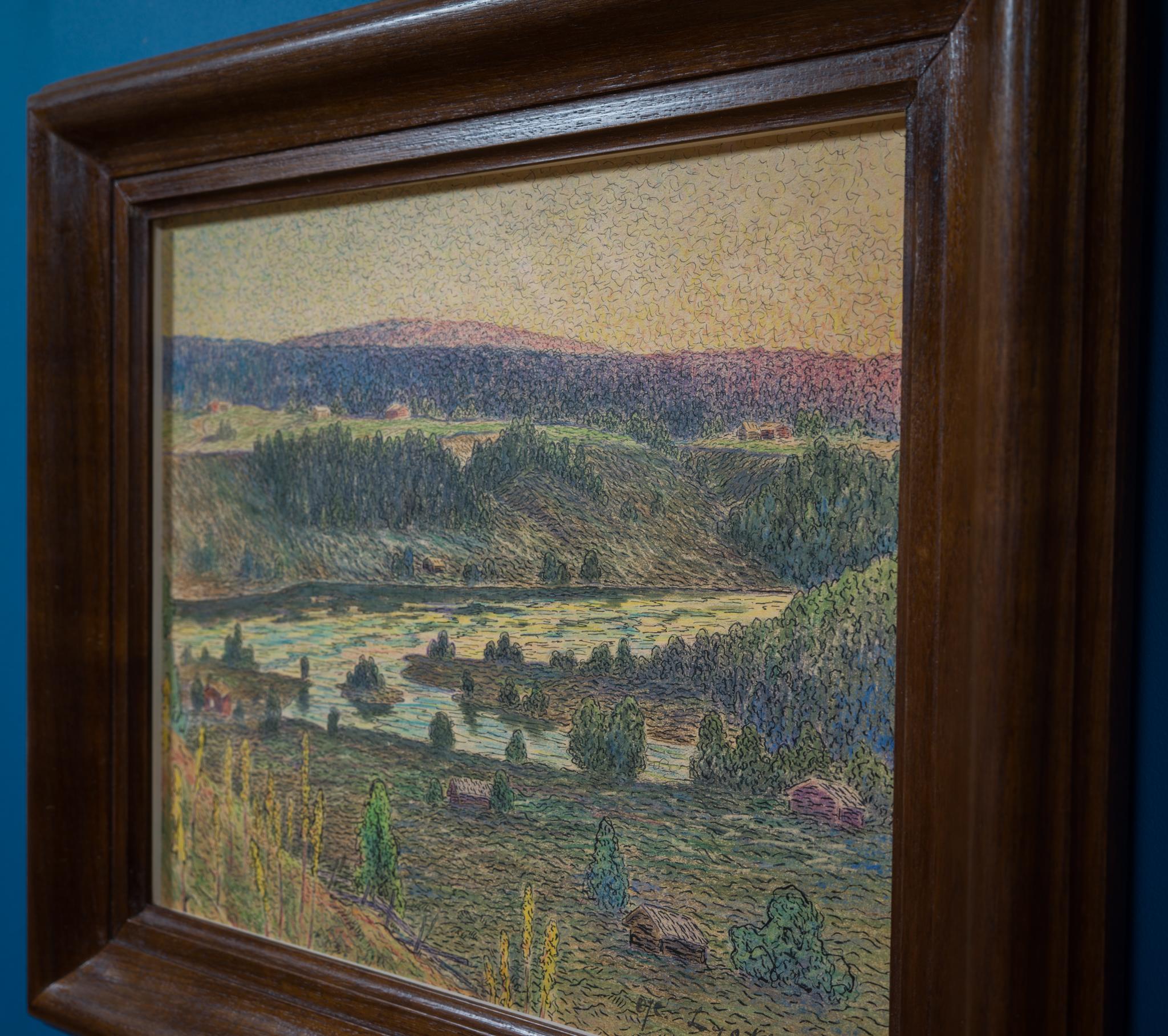 Paesaggio estivo vicino a Sundsvall, 1911 in vendita 9