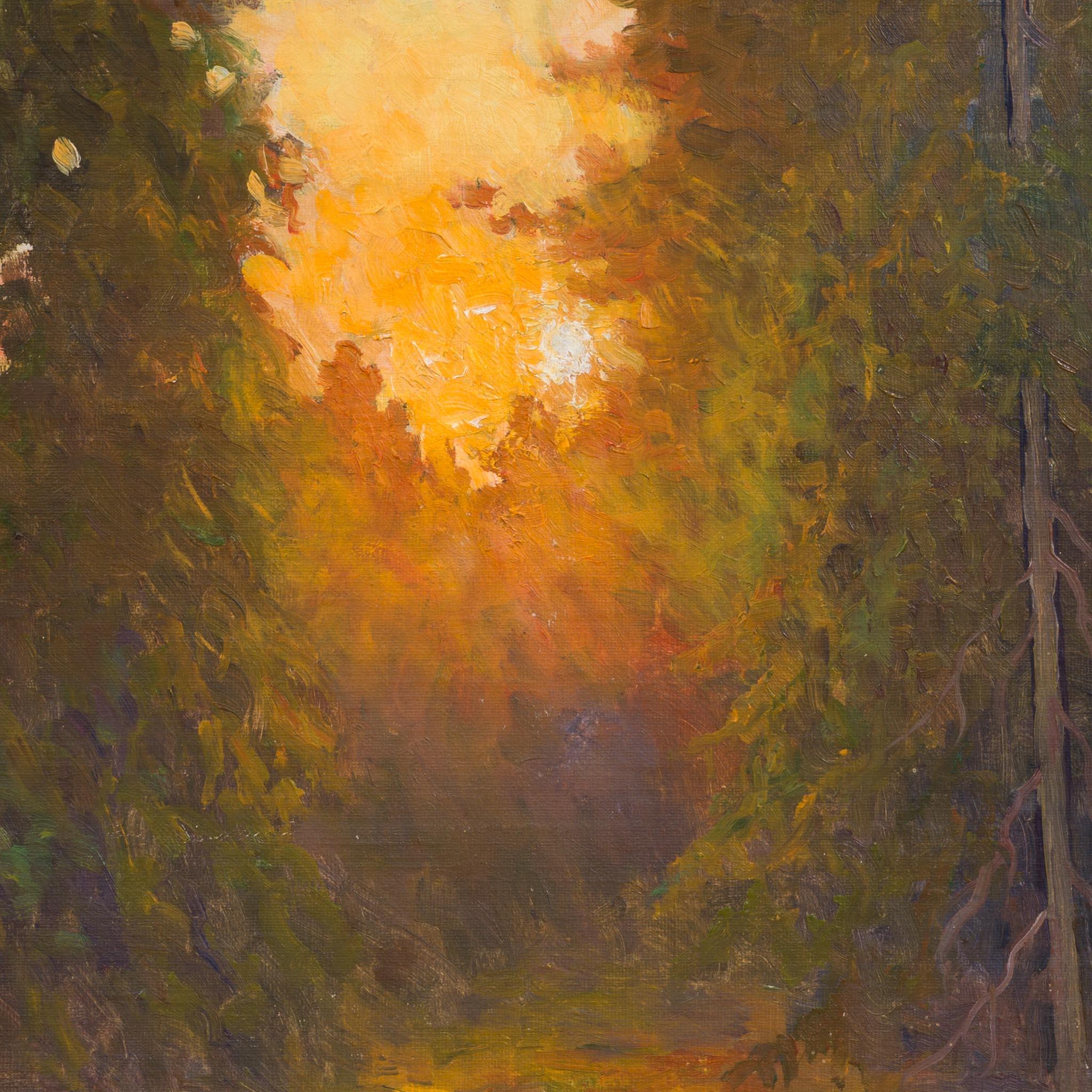 Sunset in the Forest, c. 1910 For Sale 1