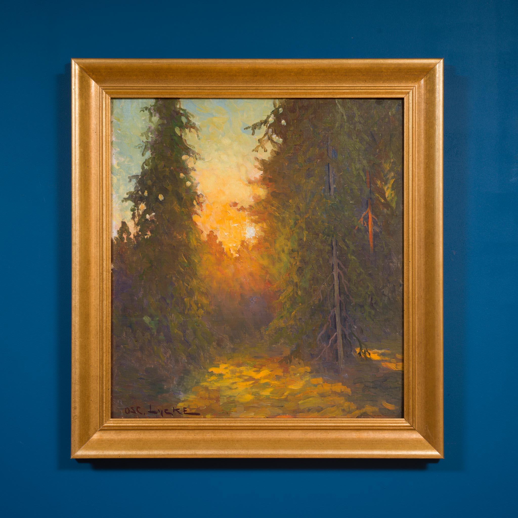 Sunset in the Forest, c. 1910 For Sale 3