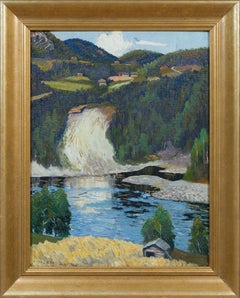 Cascata e legname - Una vista da Norrland