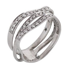 Oscar Niemeyer, Ring 'Curves' aus 18 Karat Gold und Diamanten, 2008