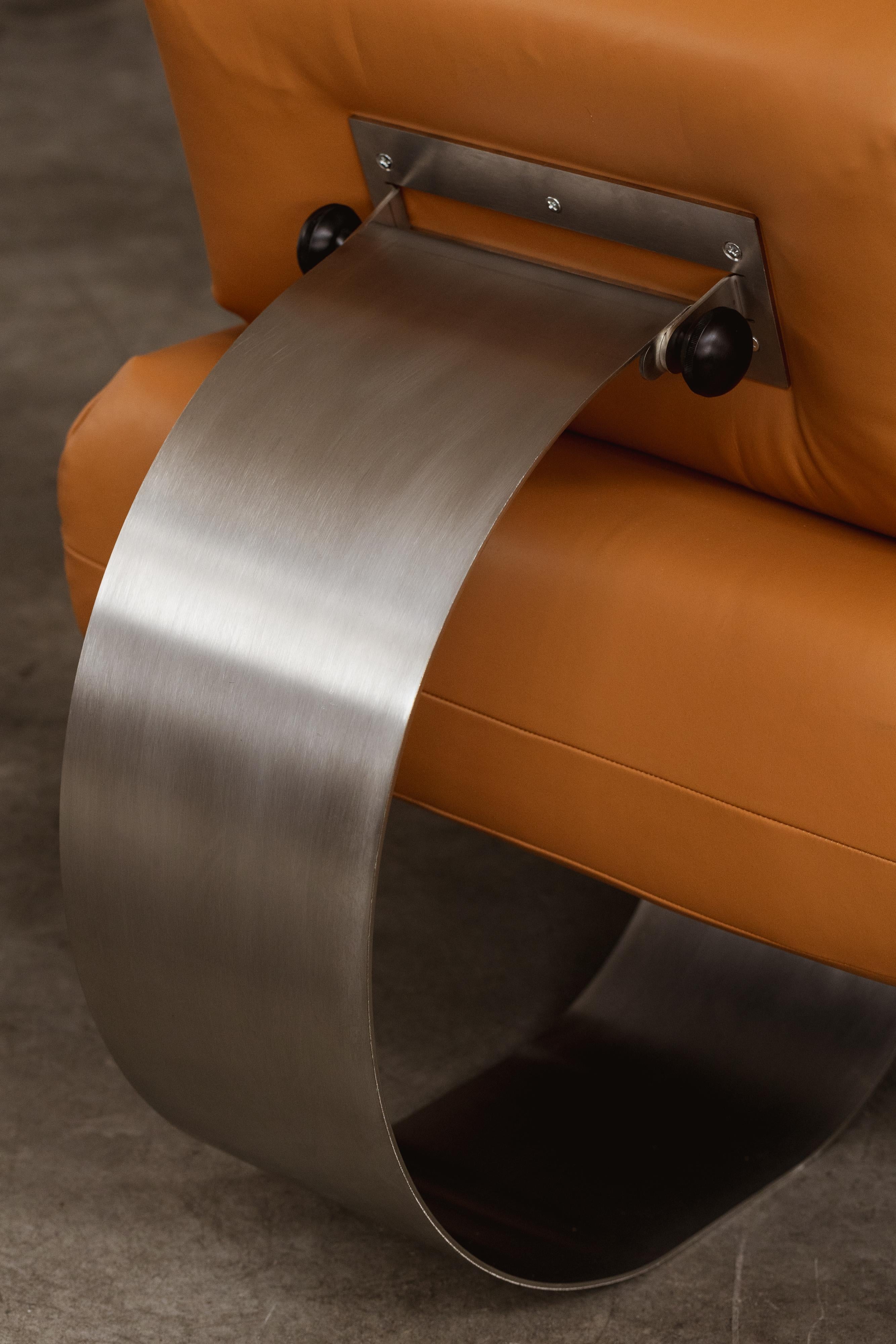 Oscar Niemeyer “Alta” Easy Chair for Mobilier International, 1971 im Zustand „Hervorragend“ im Angebot in Lonigo, Veneto