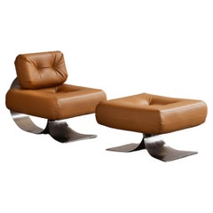 Oscar Niemeyer “Alta” Lounge Set for Mobilier International, 1971