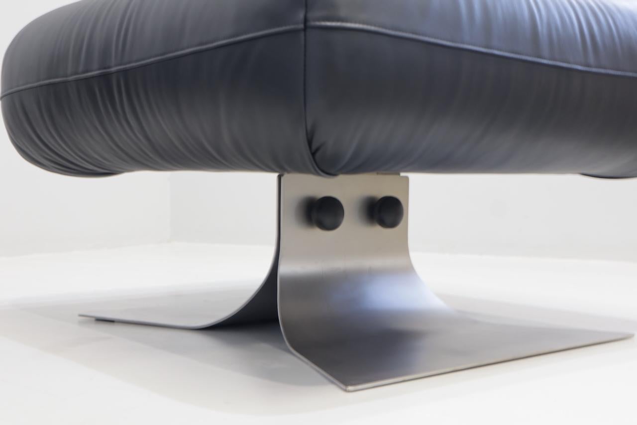 Oscar Niemeyer Armchair and Ottoman Model 