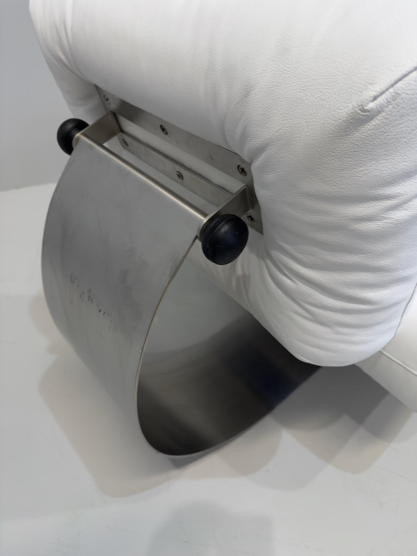 Oscar Niemeyer Armchair and Ottoman Model 