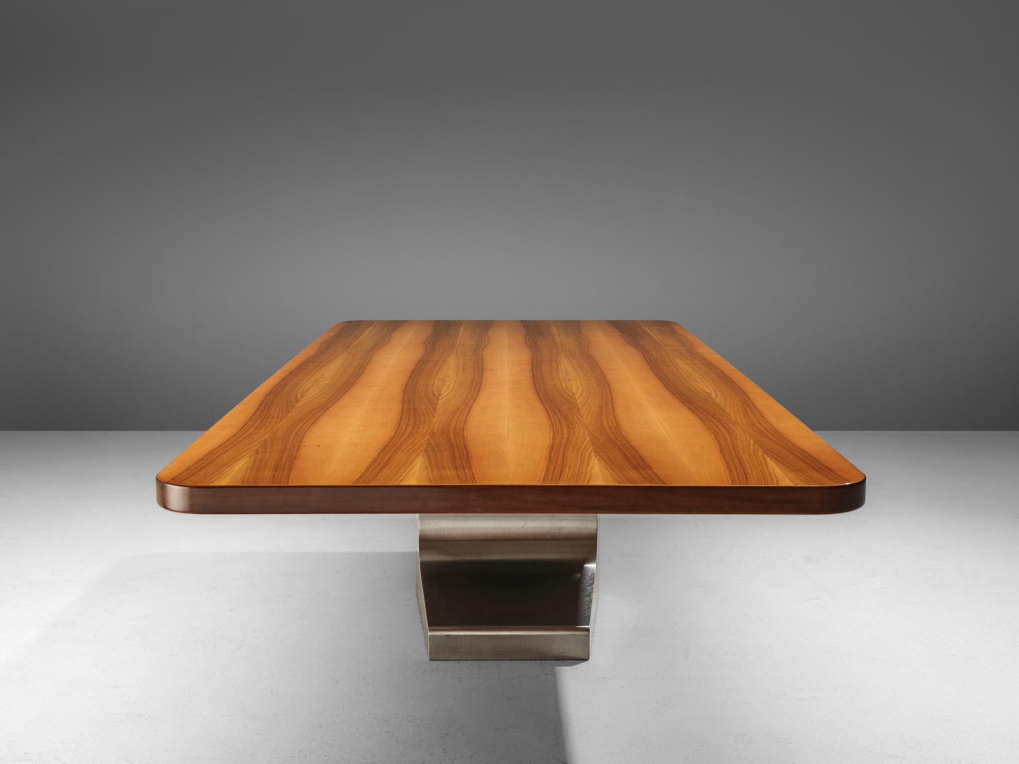 Oscar Niemeyer Table in Walnut 3