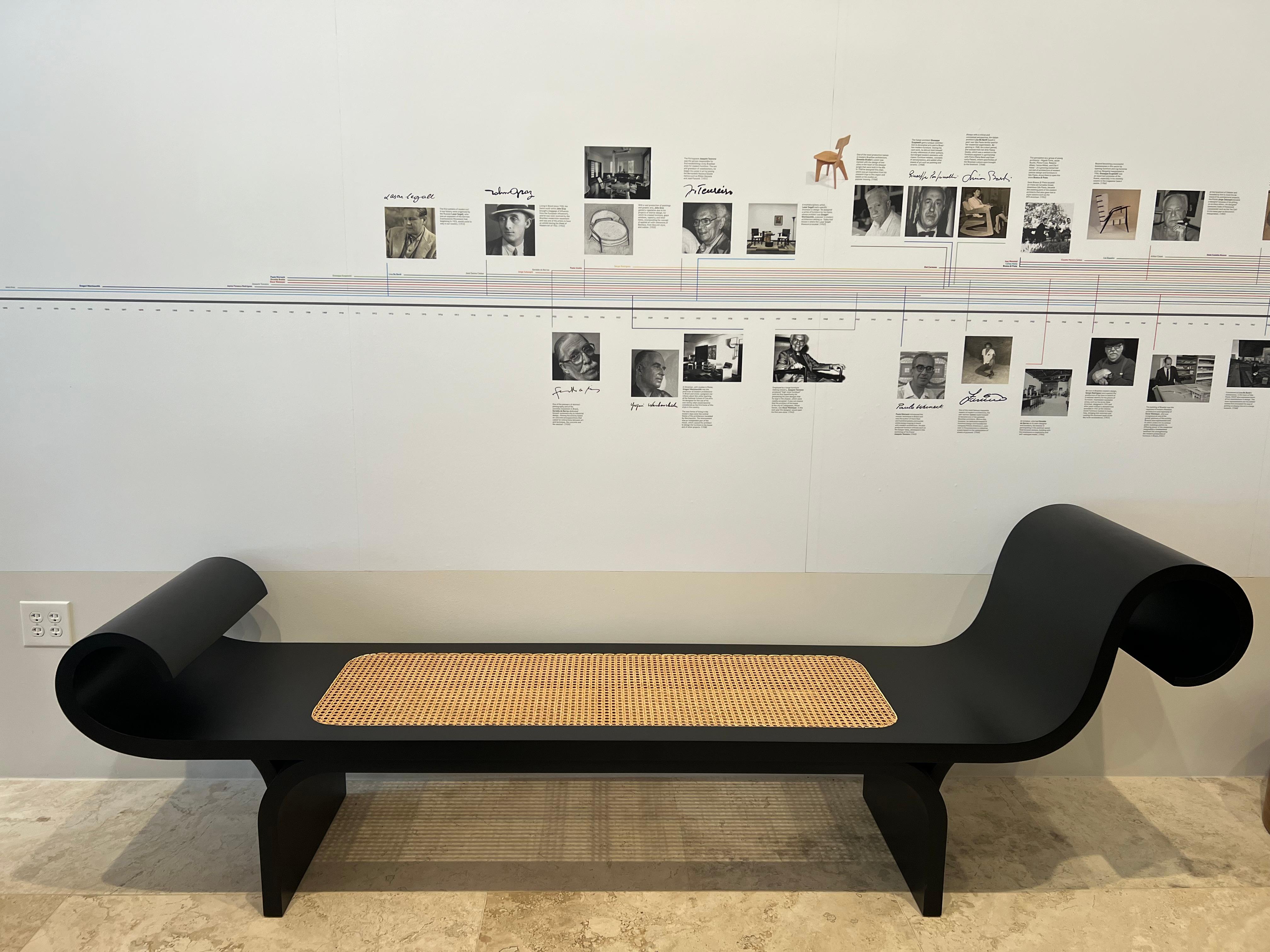 Oscar Niemeyer
Marquesa Bench
1974 /2013

The precise curves of the Marquesa Bench carry the signature style of Oscar Niemeyer, who created this piece in collaboration with his daughter, Anna Maria. It is finished with natural straw.
Much like his