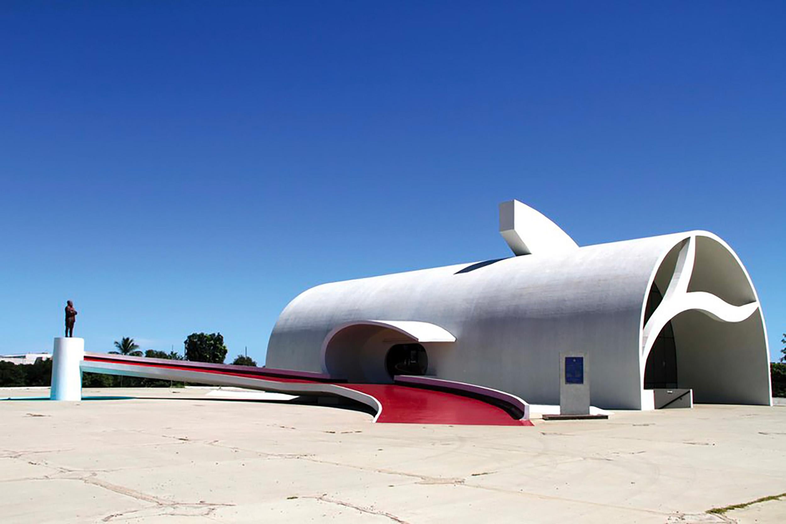 Brésilien Oscar Niemeyer, Memorial Coluna Prestes I, Présentation Du Projet, c. 1991 en vente