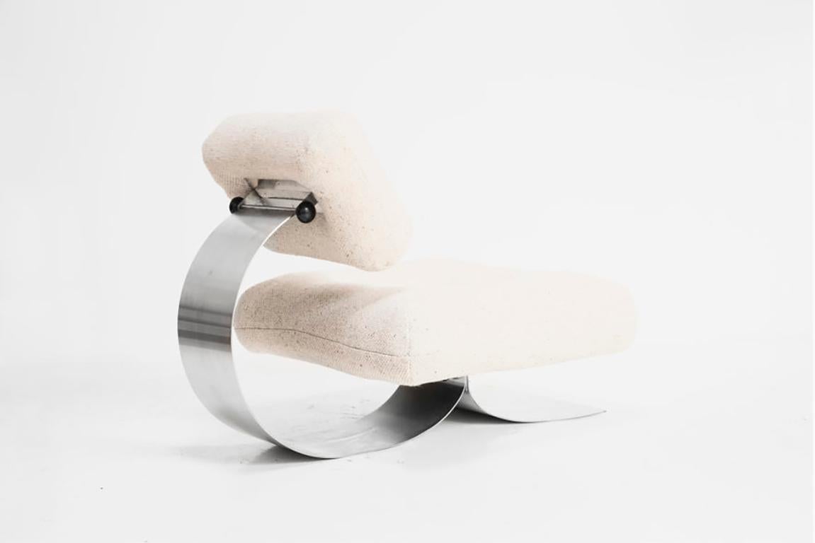 Late 20th Century Oscar Niemeyer, Single armchair 