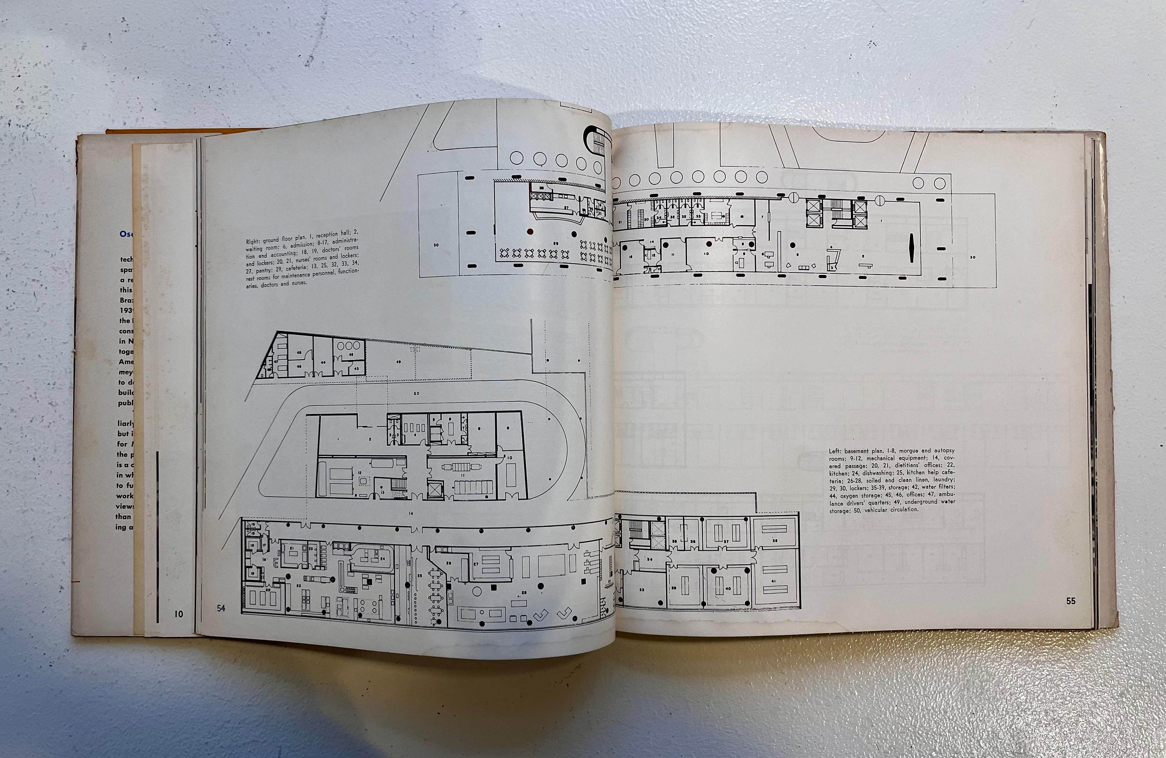 Oscar Niemeyer: Works in Progress, Hard Cover with Dust Jacket, 1958 For Sale 1