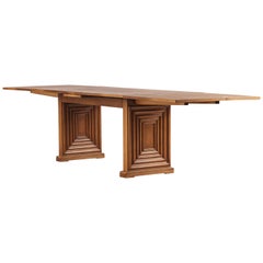 Oscar Nilsson 'attributed' Large Dining Table in Walnut, 1940s