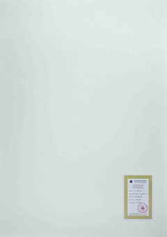 The Woman With Bird - Original Lithograph by Oscar Pelosi - 1980s