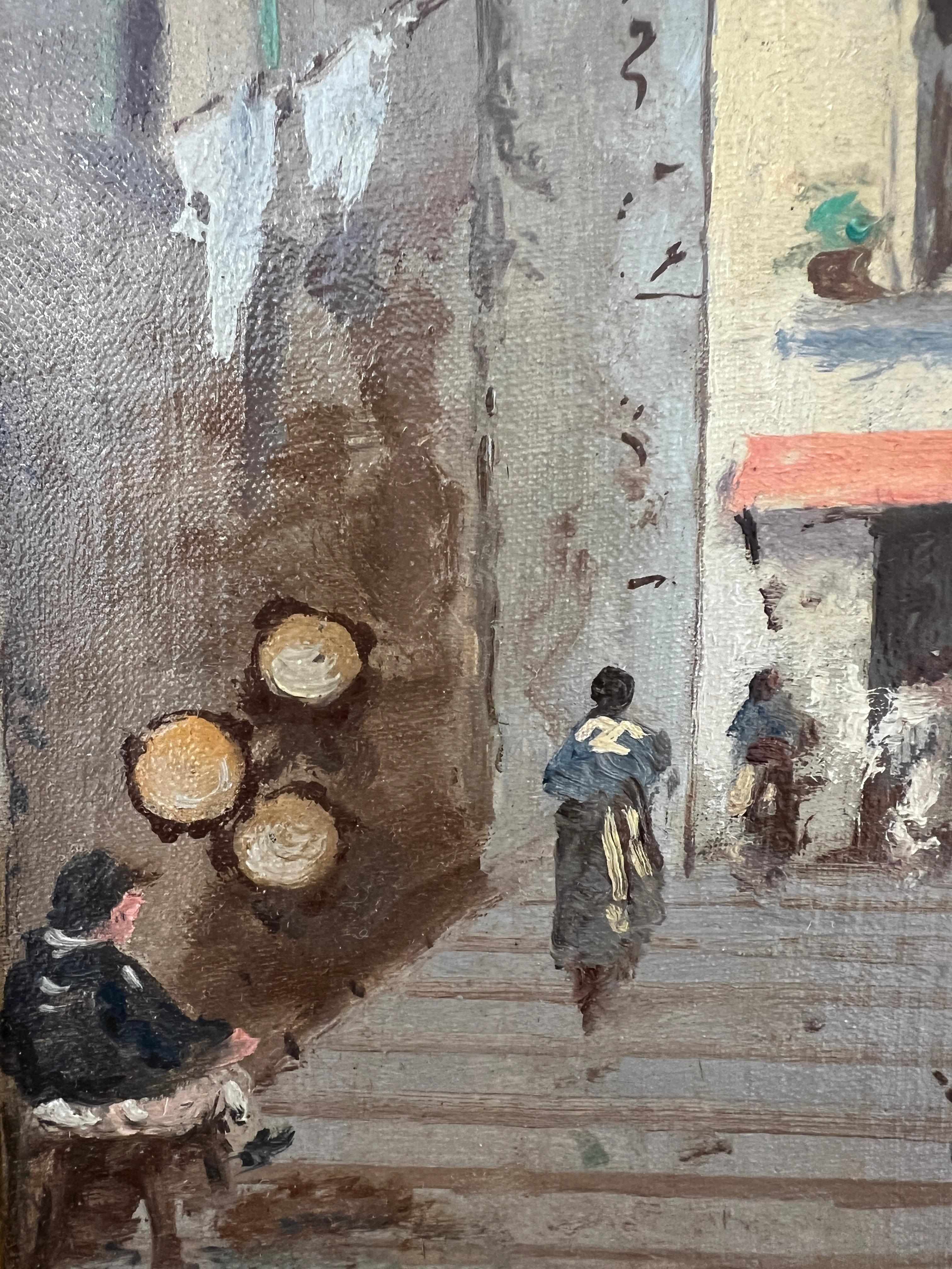 Meuble de rangement en vieux châtaignier de Naples et antiquaire en vente 1