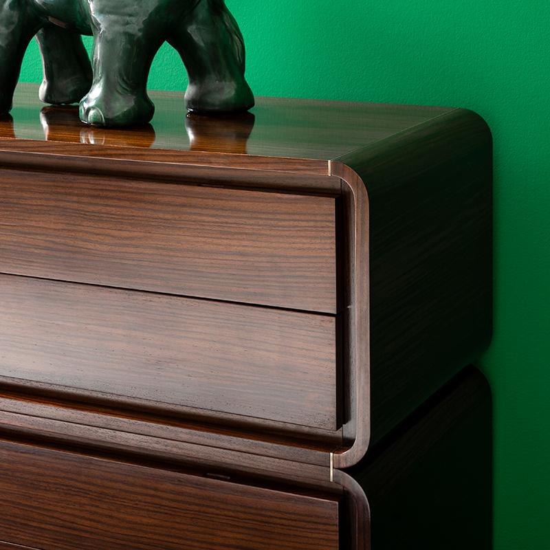 Oscar Sideboard or Dresser - Bespoke - Rosewood with Antique Brass Detail For Sale 3