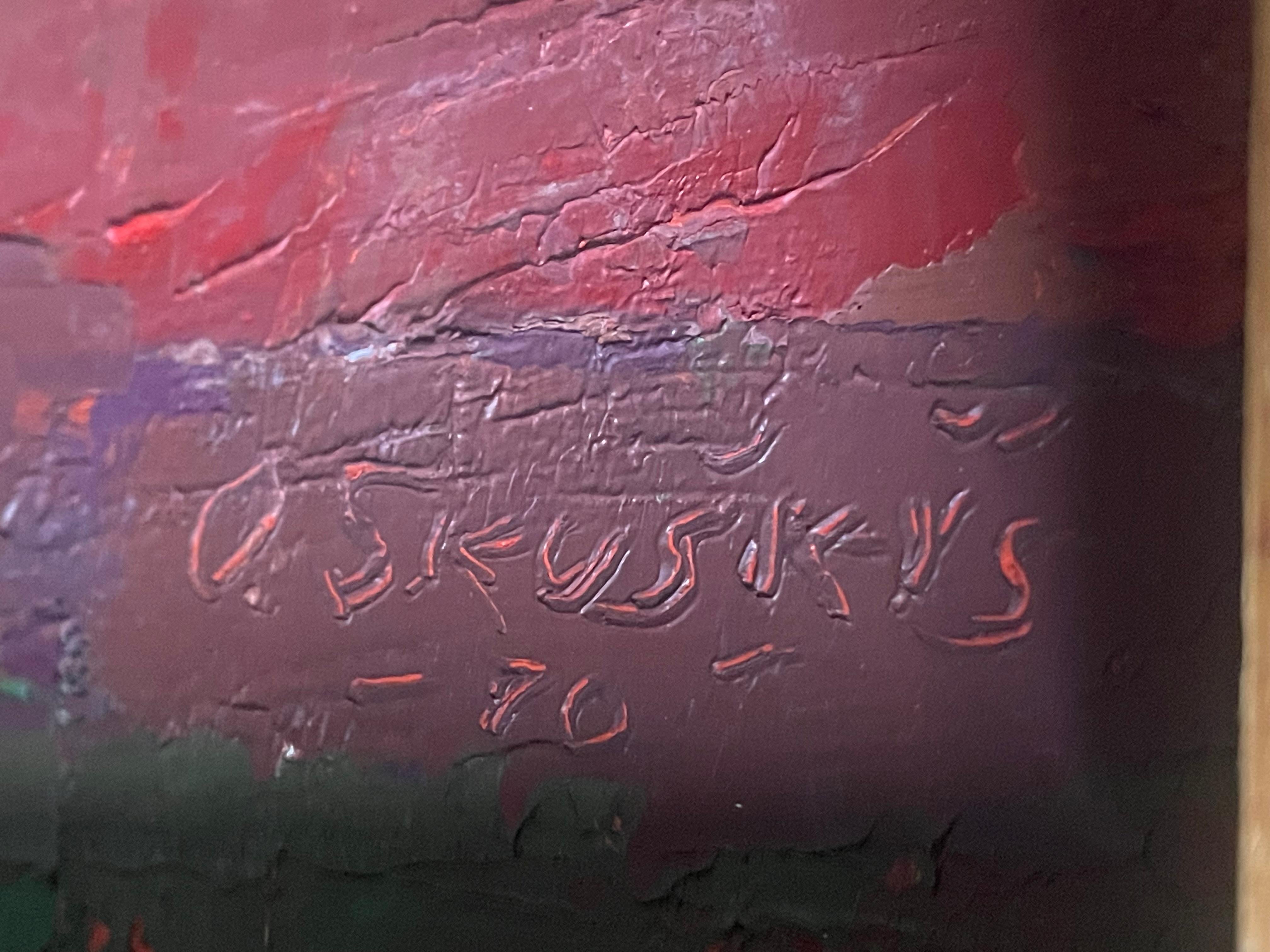 Dies ist ein Originalgemälde auf Karton. Signiert und in gutem Zustand. Maße 32x38