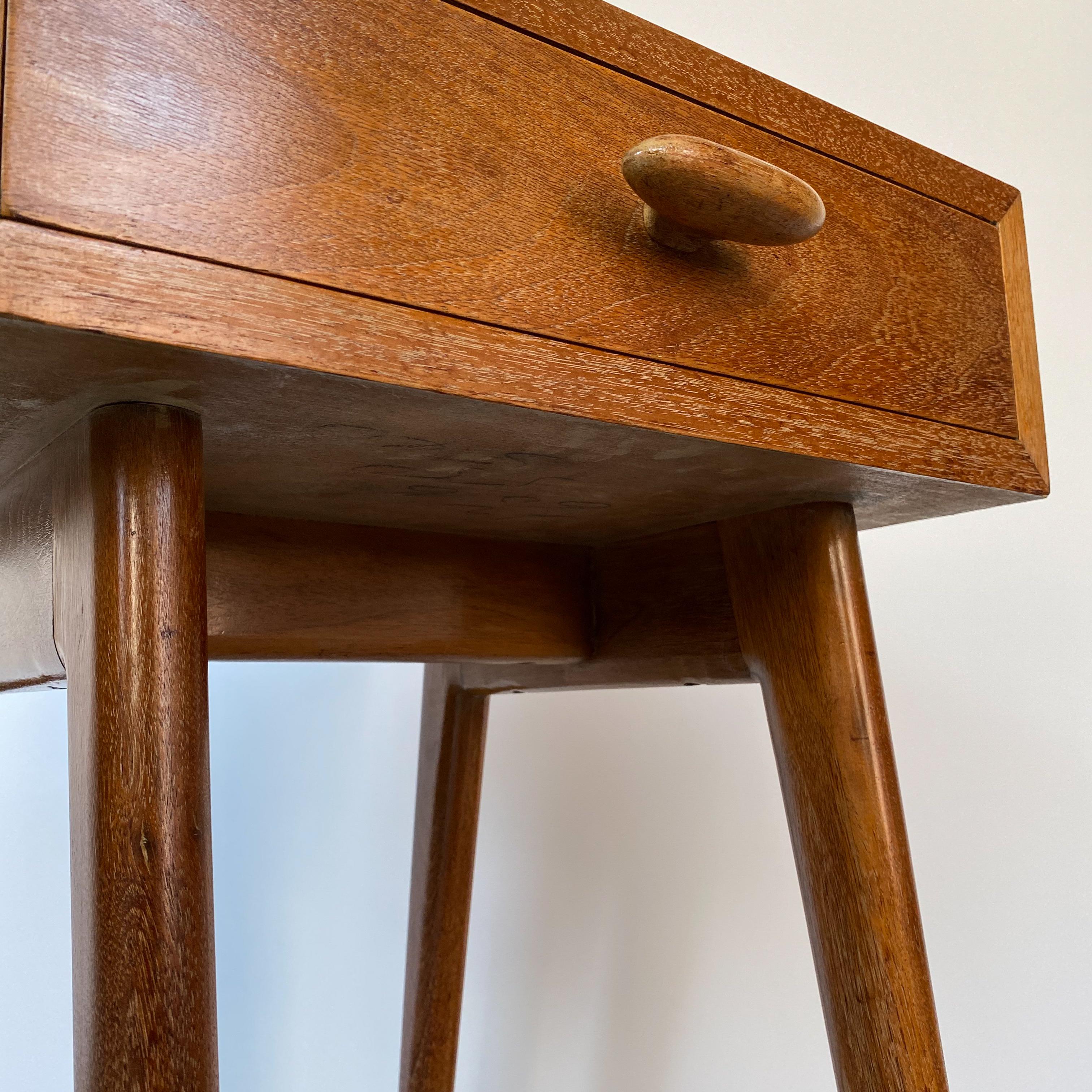 Walnut Oscar Stonorov and Willo von Moltke Organic Design Nightstand