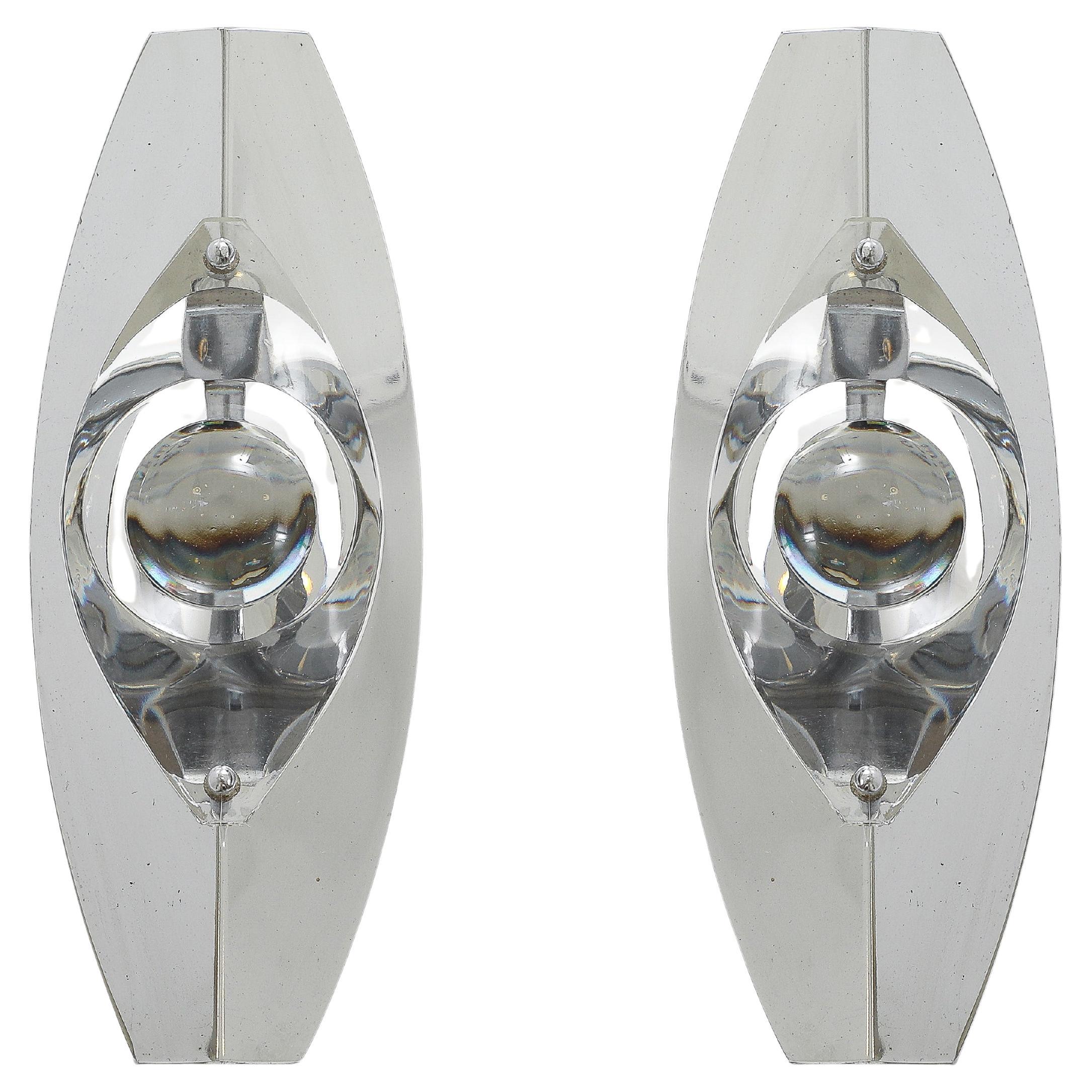 Oscar Tolasco Optic Lens Sconces For Sale