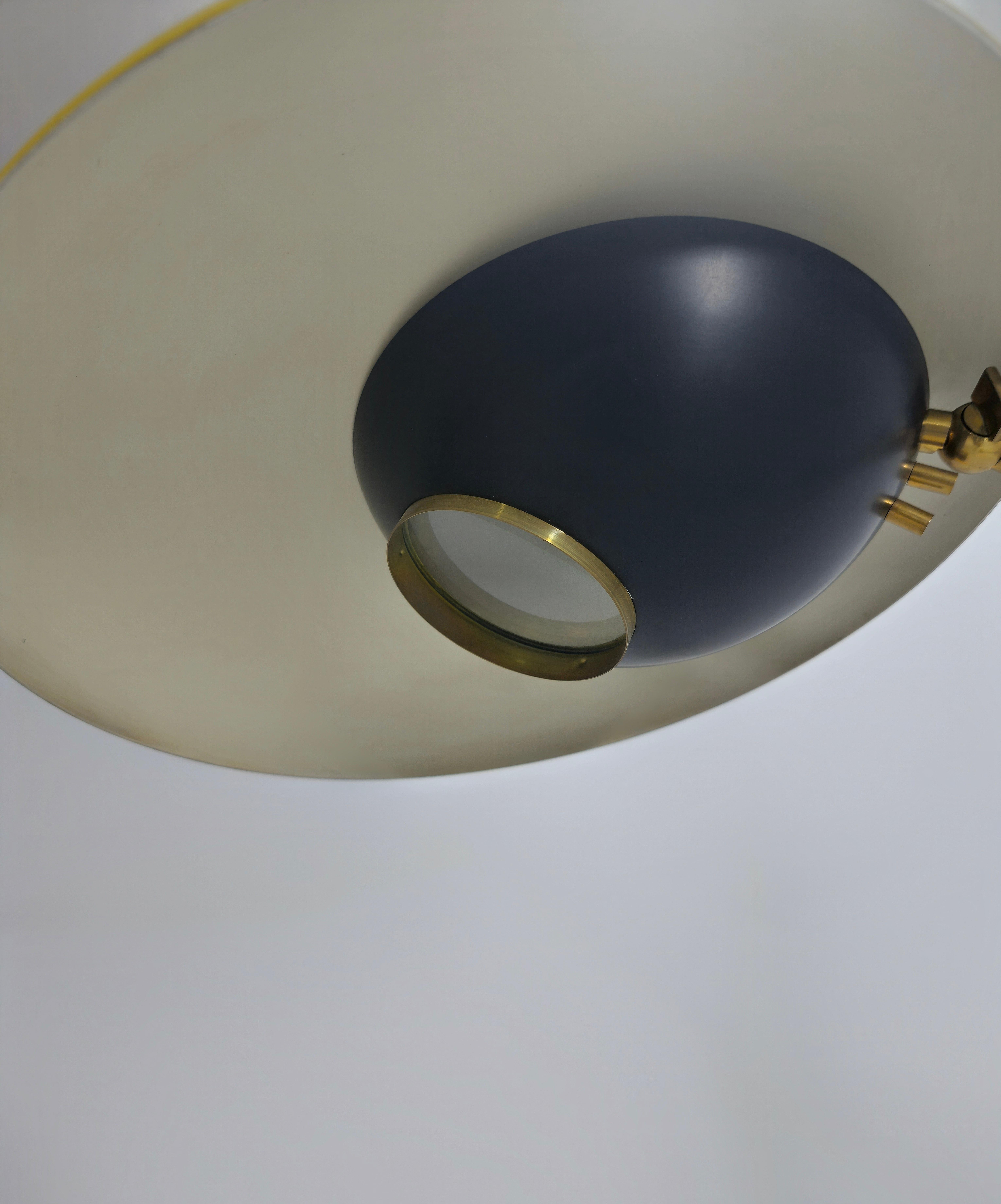 Italiano Lampada da terra regolabile Oscar Torlasco  Design/One in ottone Italia 1950 Mid-Century in vendita
