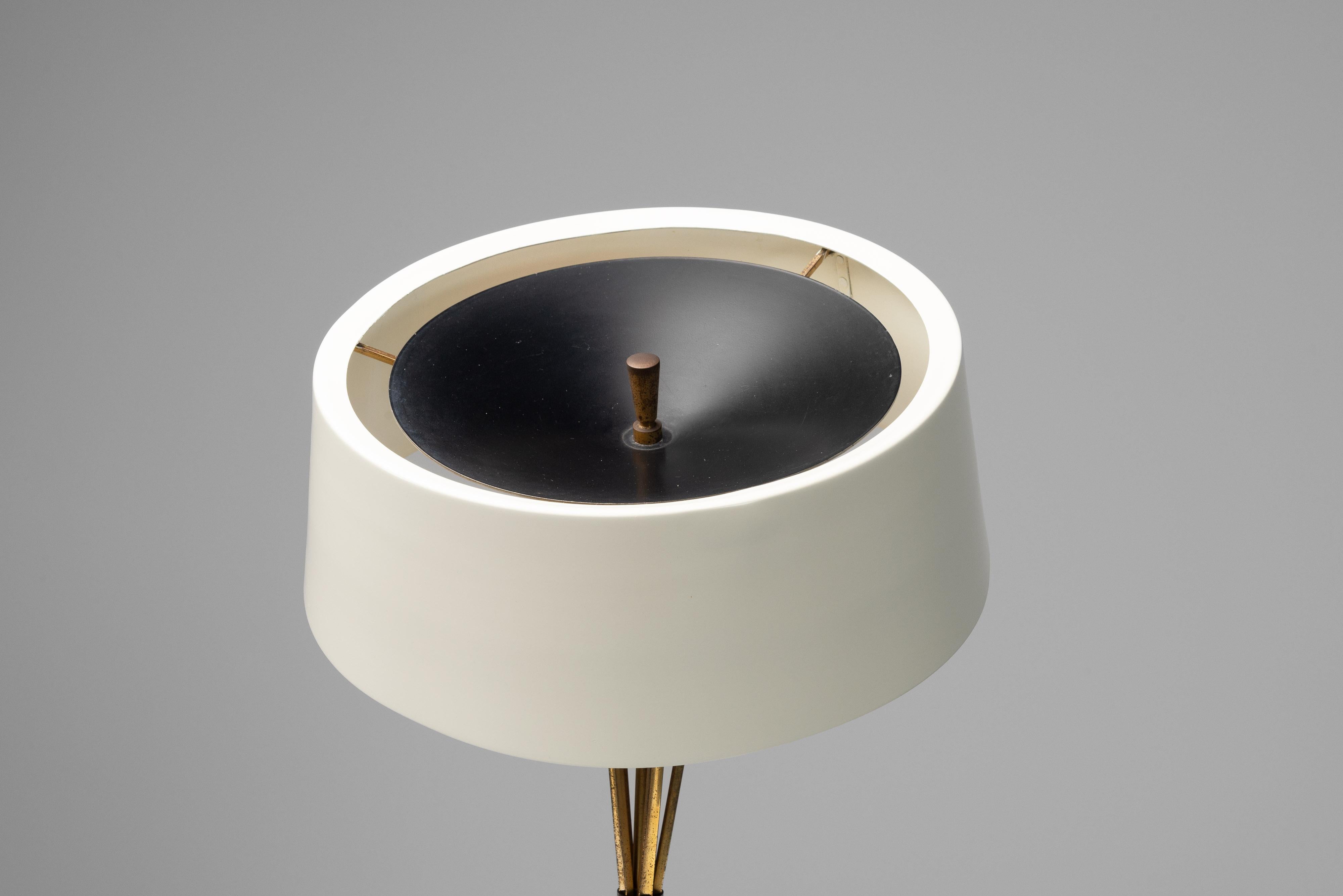 Italian Oscar Torlasco adjustable table lamp Lumi Italy 1950 For Sale