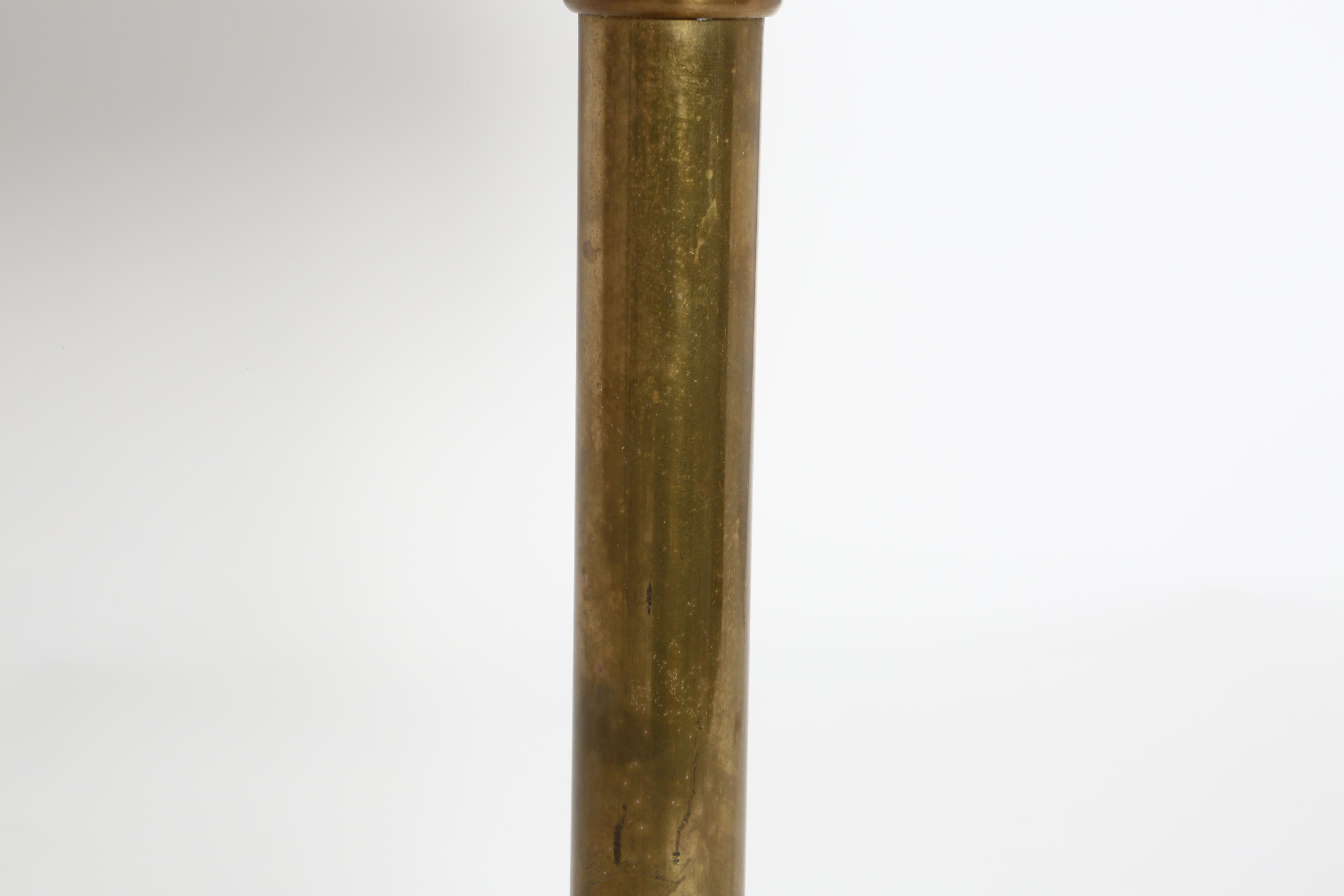 Oscar Torlasco Attributed Brass Table Lamp, Italy, 1960s For Sale 5