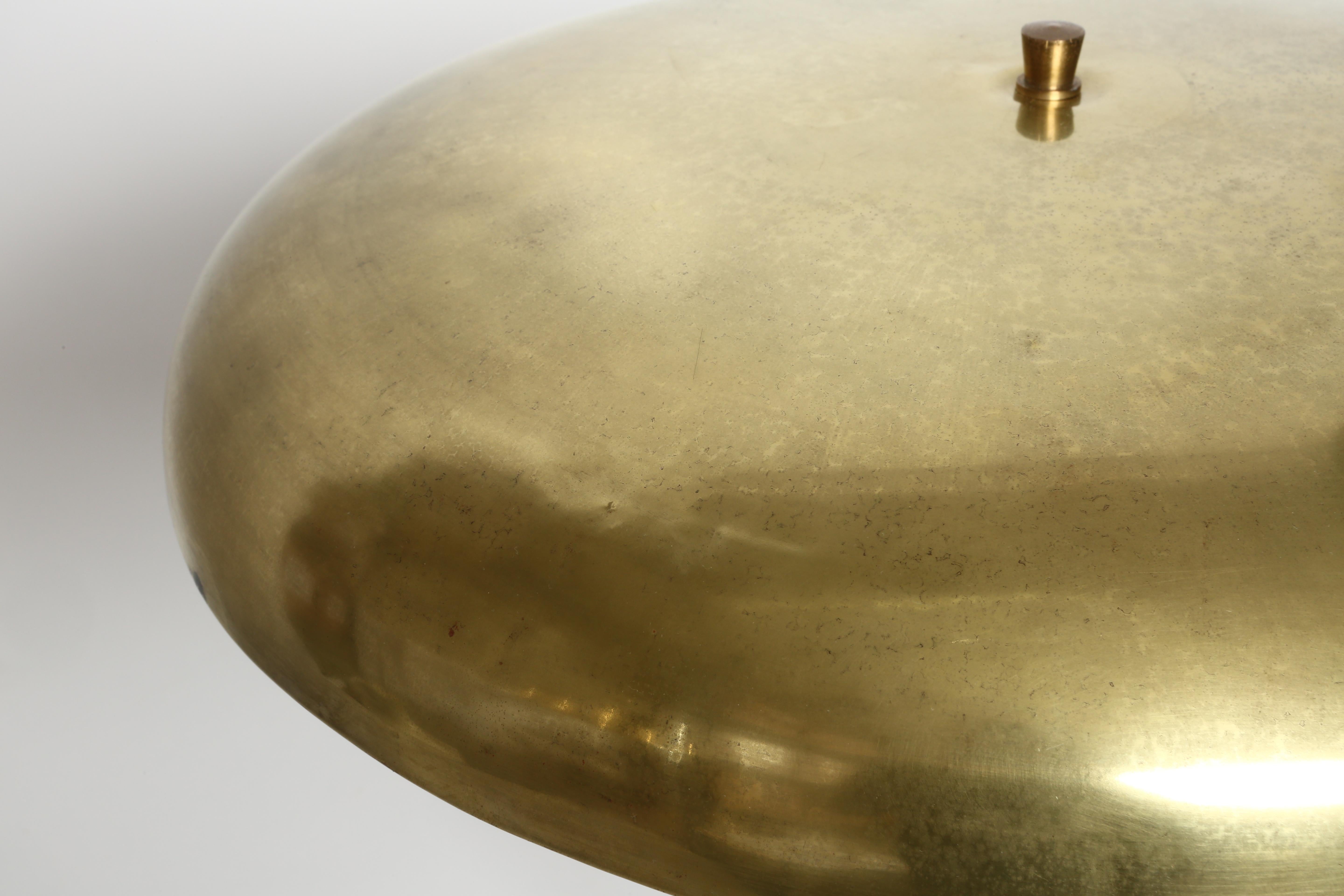 Oscar Torlasco Attributed Brass Table Lamp, Italy, 1960s For Sale 9