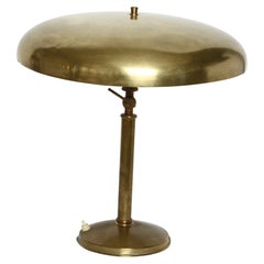 Oscar Torlasco Attributed Brass Table Lamp, Italy 1960s