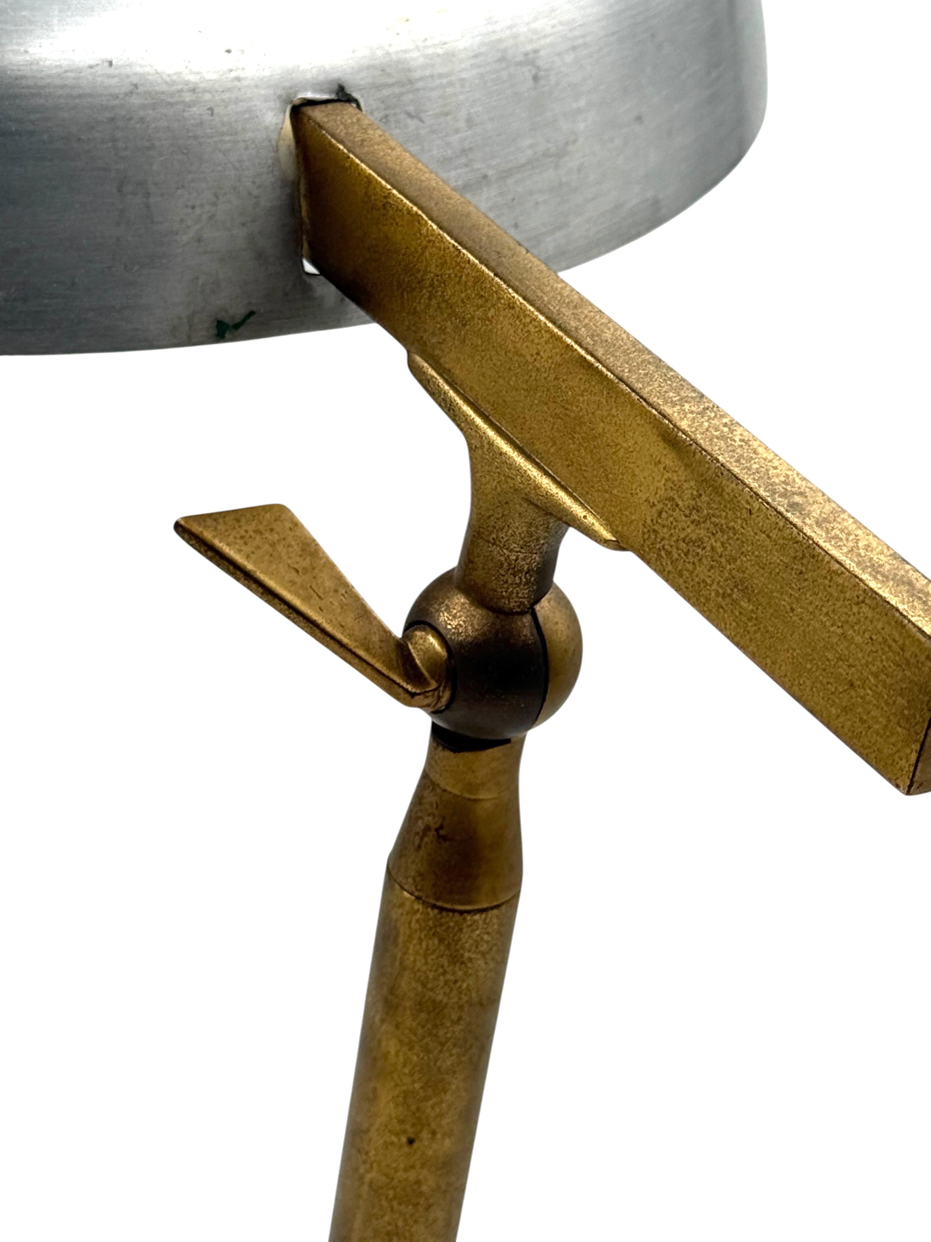 Oscar Torlasco, brass desk / table lamp, Prod. Lumi, circa 1960s im Angebot 2