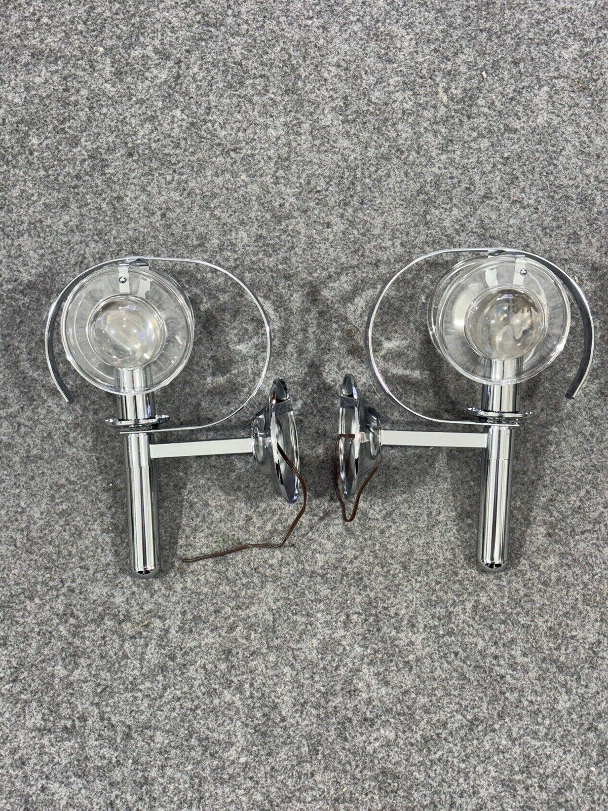 Oscar Torlasco Pair Of Applique Optical Design 1970's Modernism For Sale 3