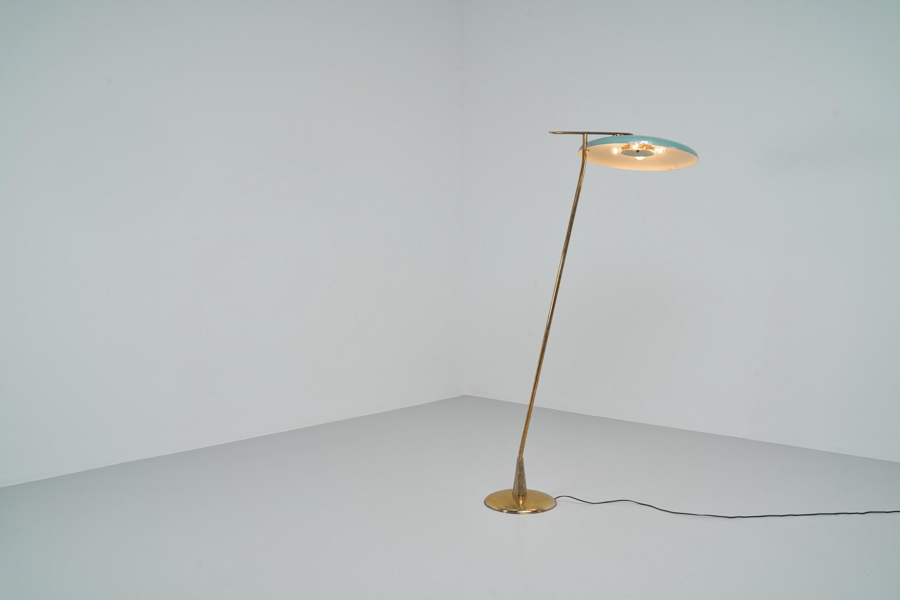 Oscar Torlasco Floor Lamp by Lumi, Italy, 1950 For Sale 2