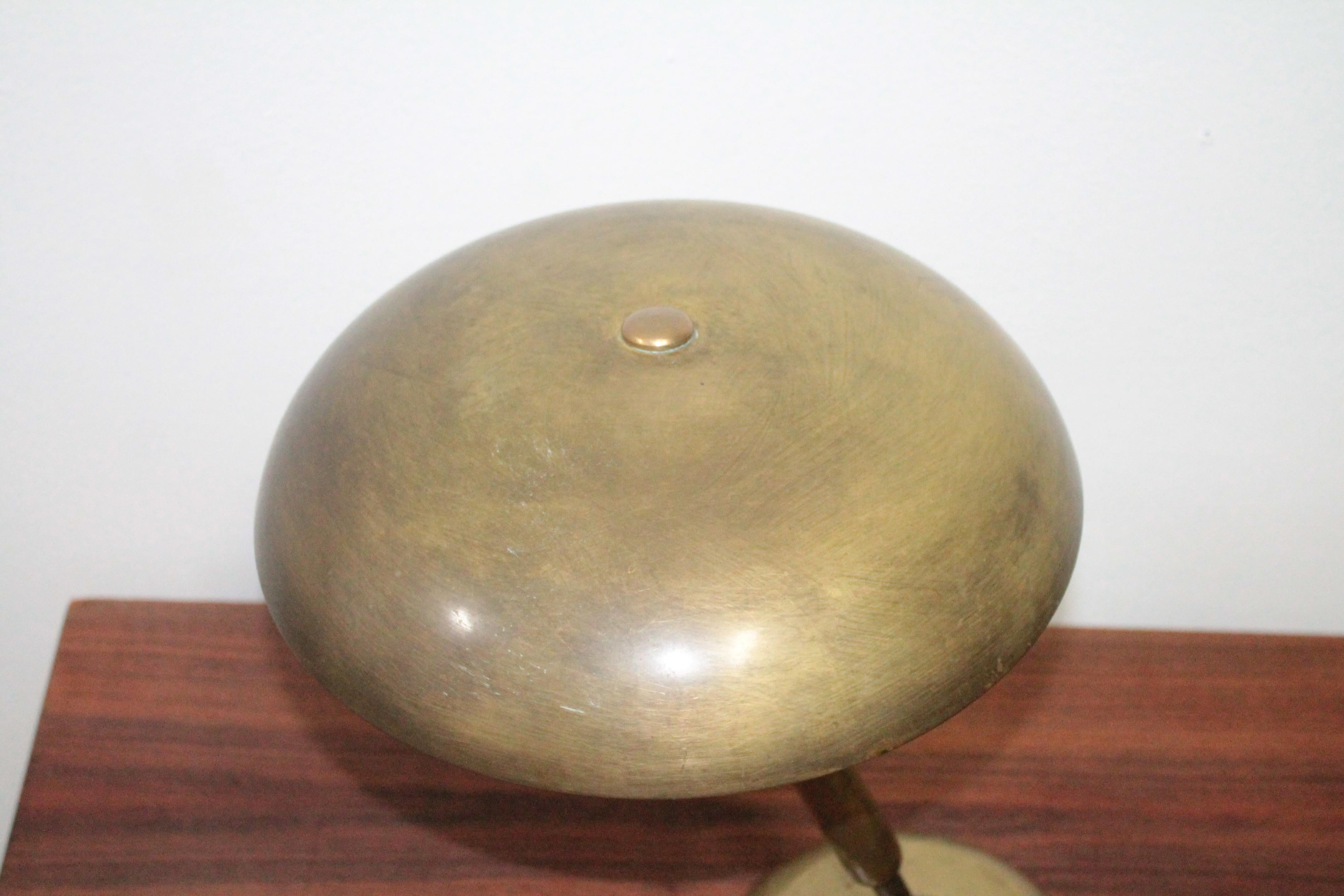 Oscar Torlasco for Lumi, 1950s Italian Midcentury Brass Lamp, 1950s 1