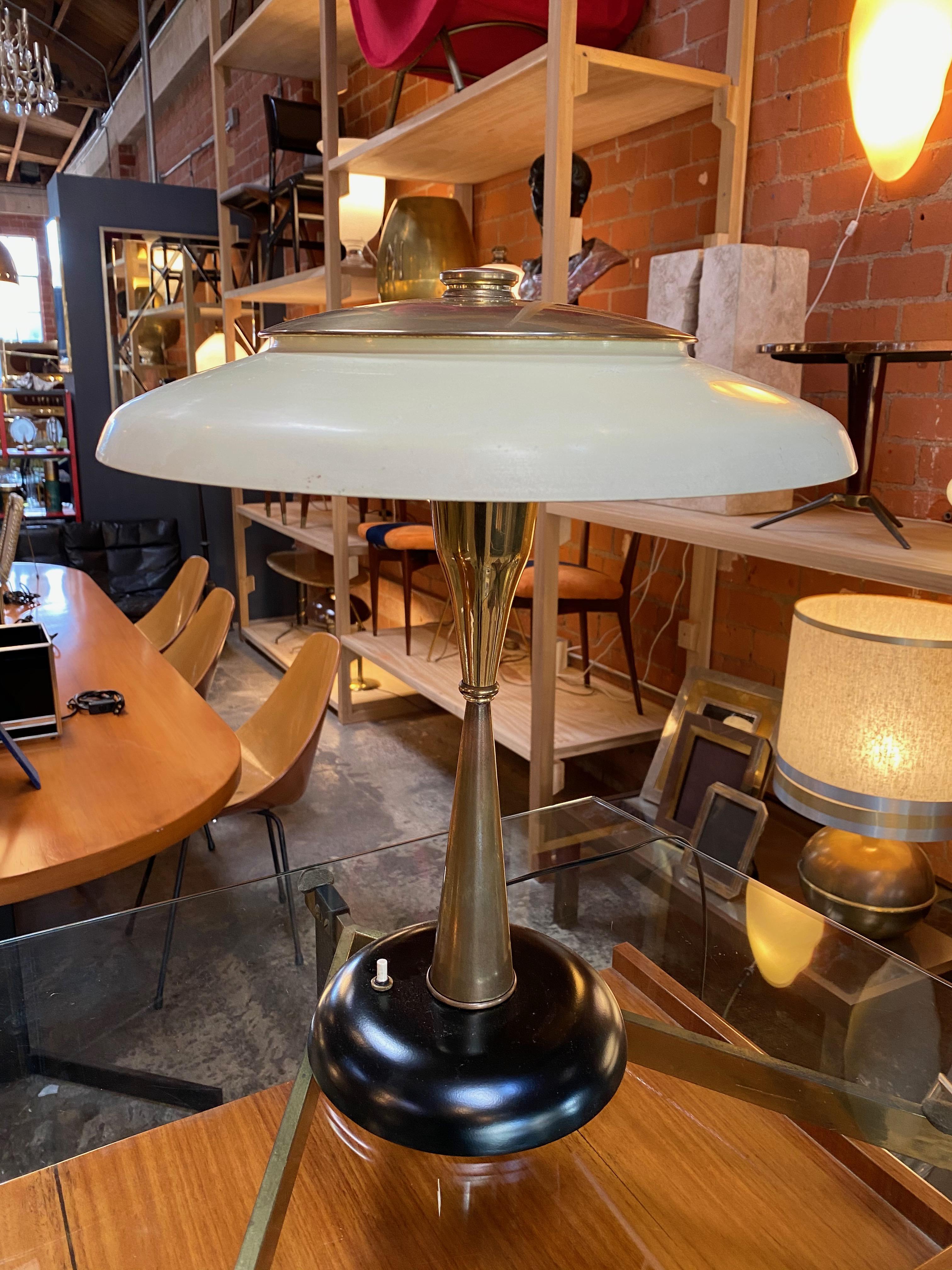 Mid-Century Modern Oscar Torlasco for LUMI Desk Lamp, Italy, 1950s