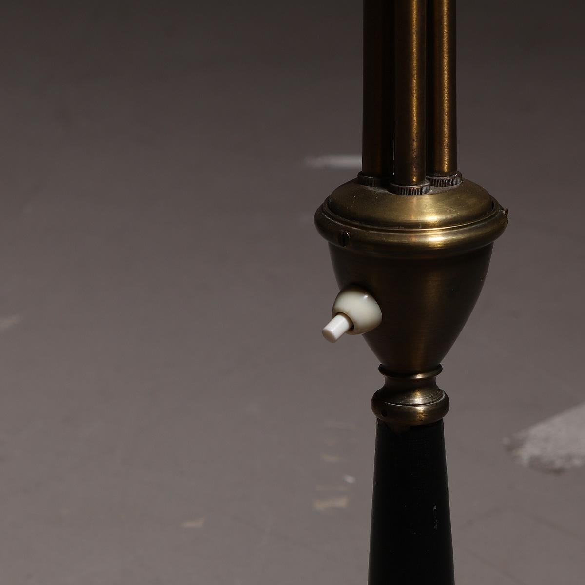 Oscar Torlasco für Lumi Stehleuchte aus Messing, 1960er Jahre (Mitte des 20. Jahrhunderts) im Angebot