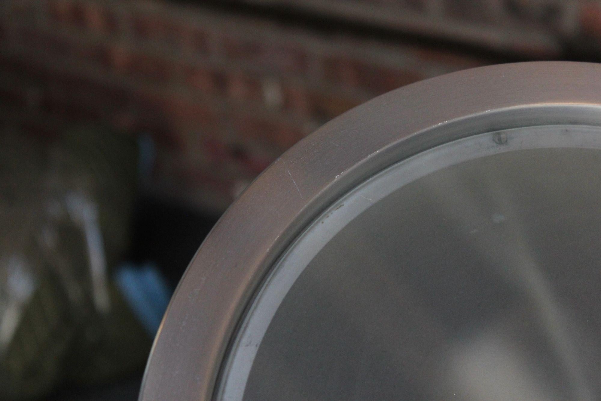 Oscar Torlasco für Lumi Italian Modern Verstellbare Tischleuchte aus Aluminium und Glas im Angebot 4