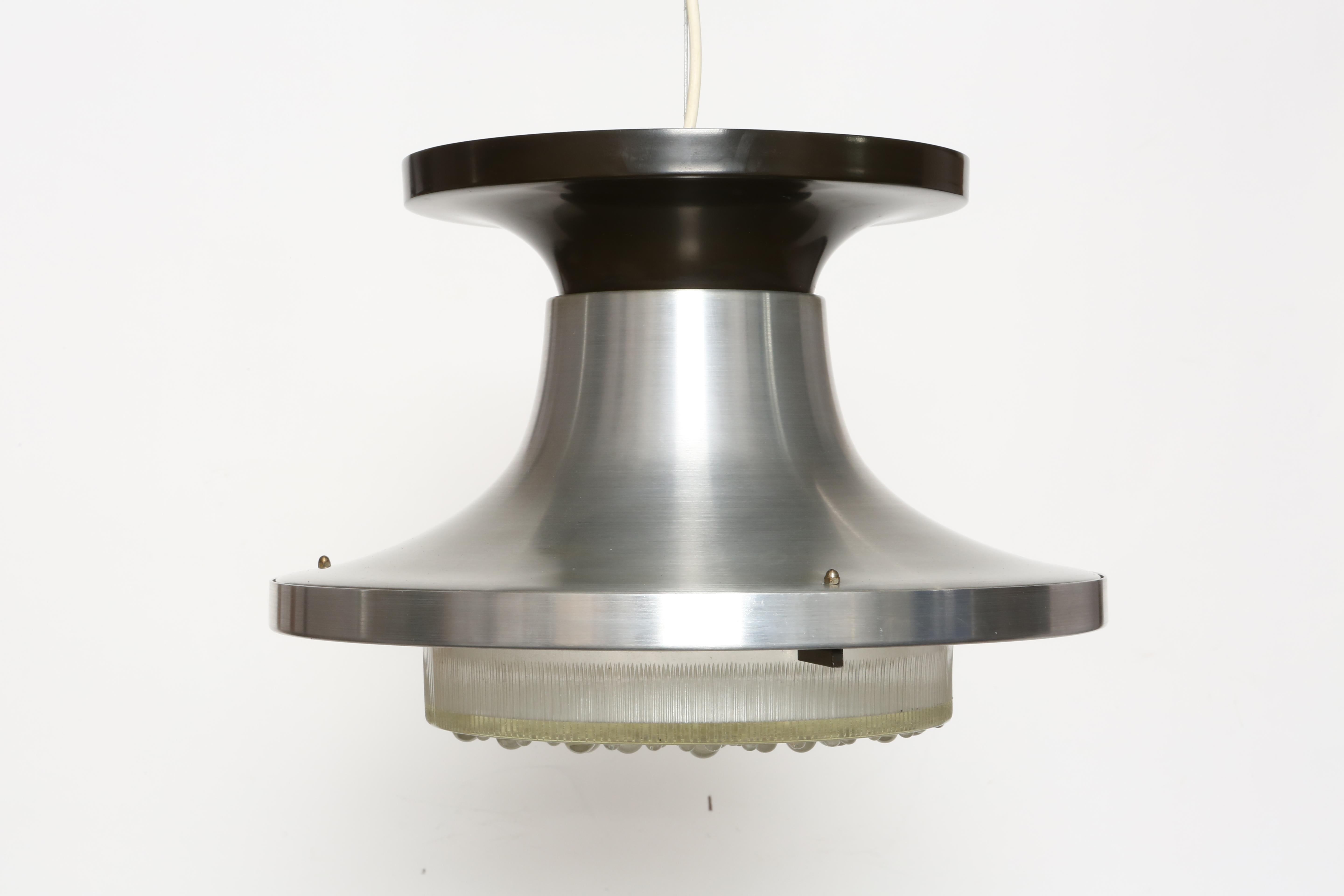 Oscar Torlasco for Lumi Milano ceiling suspension, Italy circa 1960s In Good Condition For Sale In Brooklyn, NY