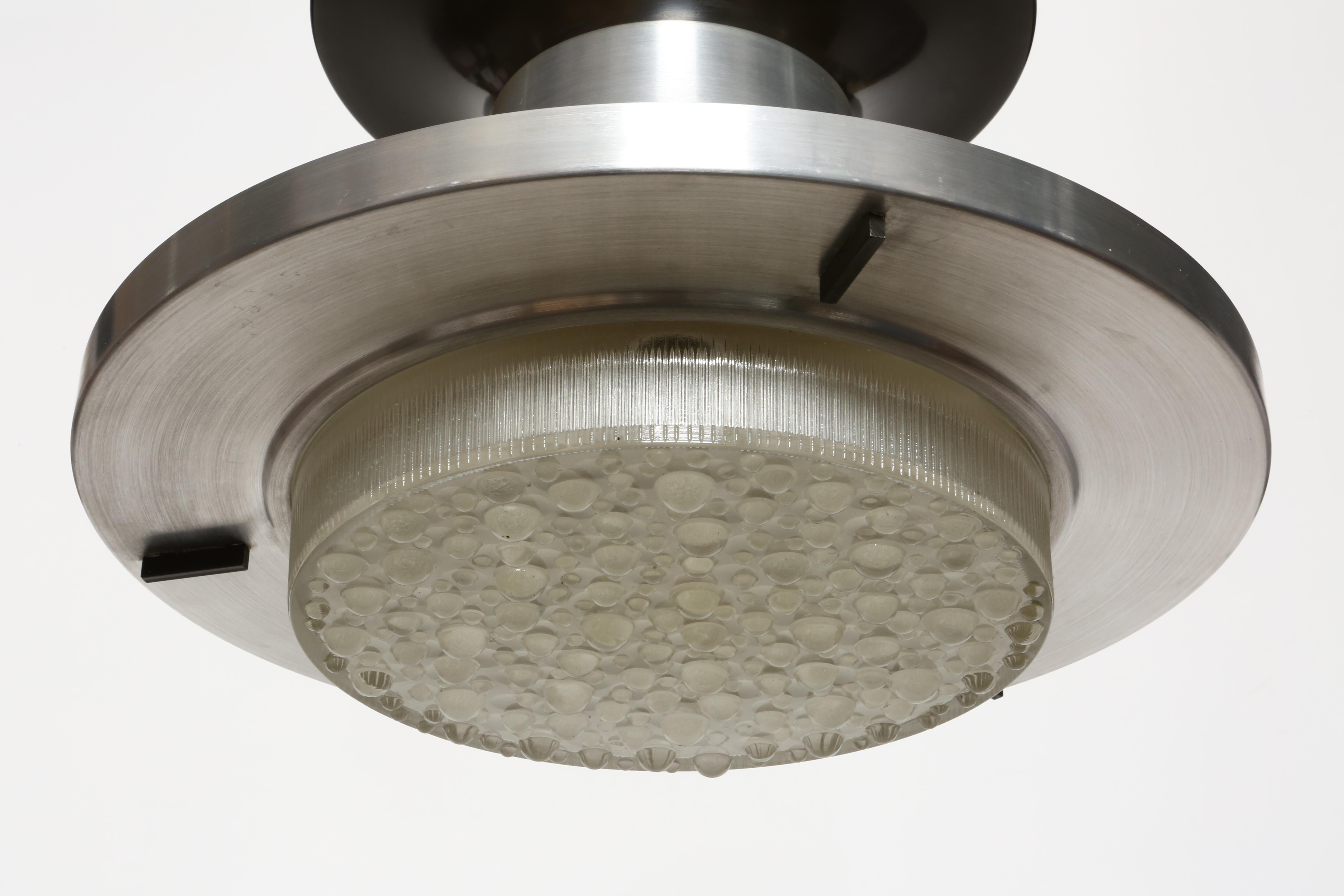 Metà XX secolo Sospensione a soffitto Oscar Torlasco per Lumi Milano, Italia circa 1960 in vendita