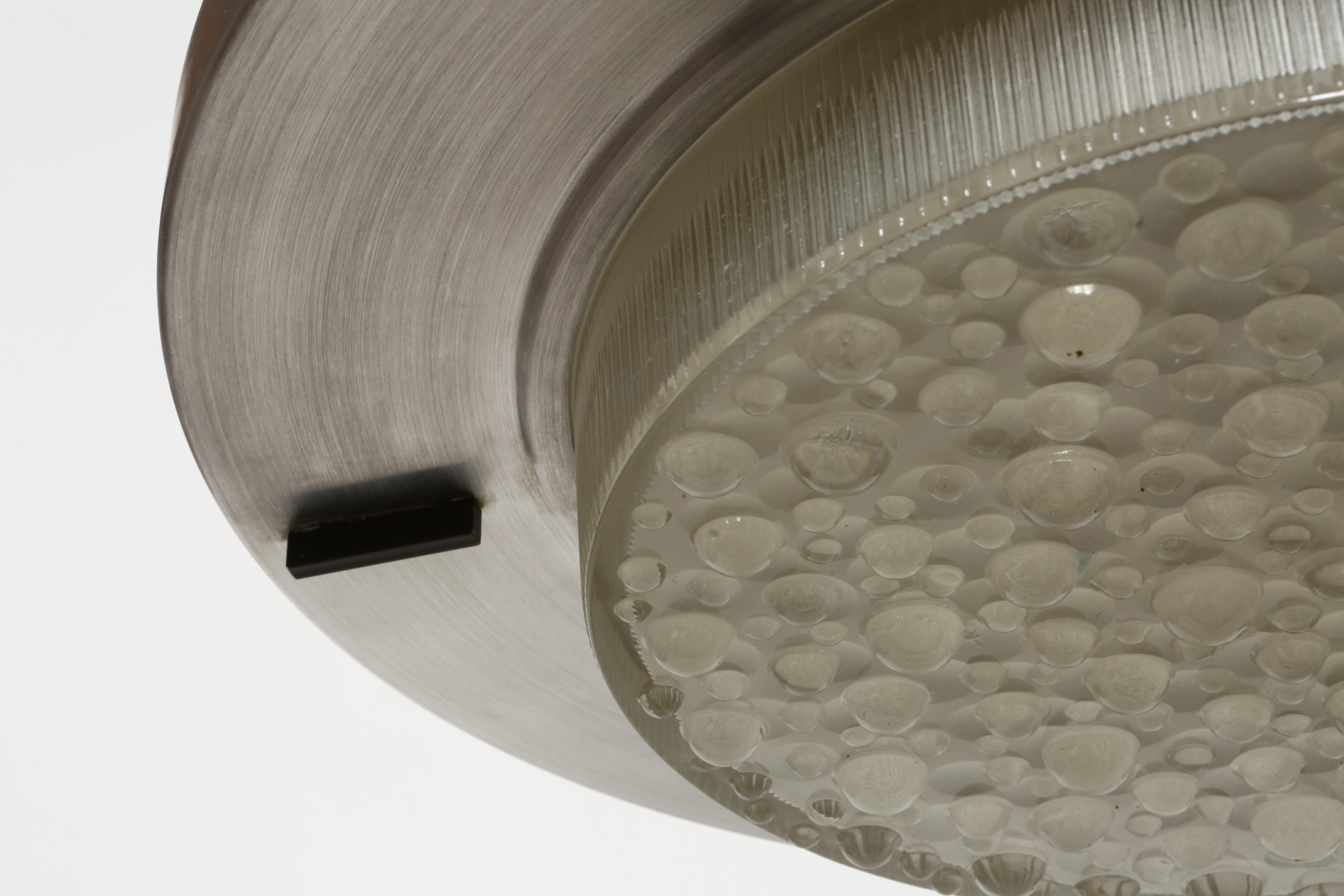 Alluminio Sospensione a soffitto Oscar Torlasco per Lumi Milano, Italia circa 1960 in vendita