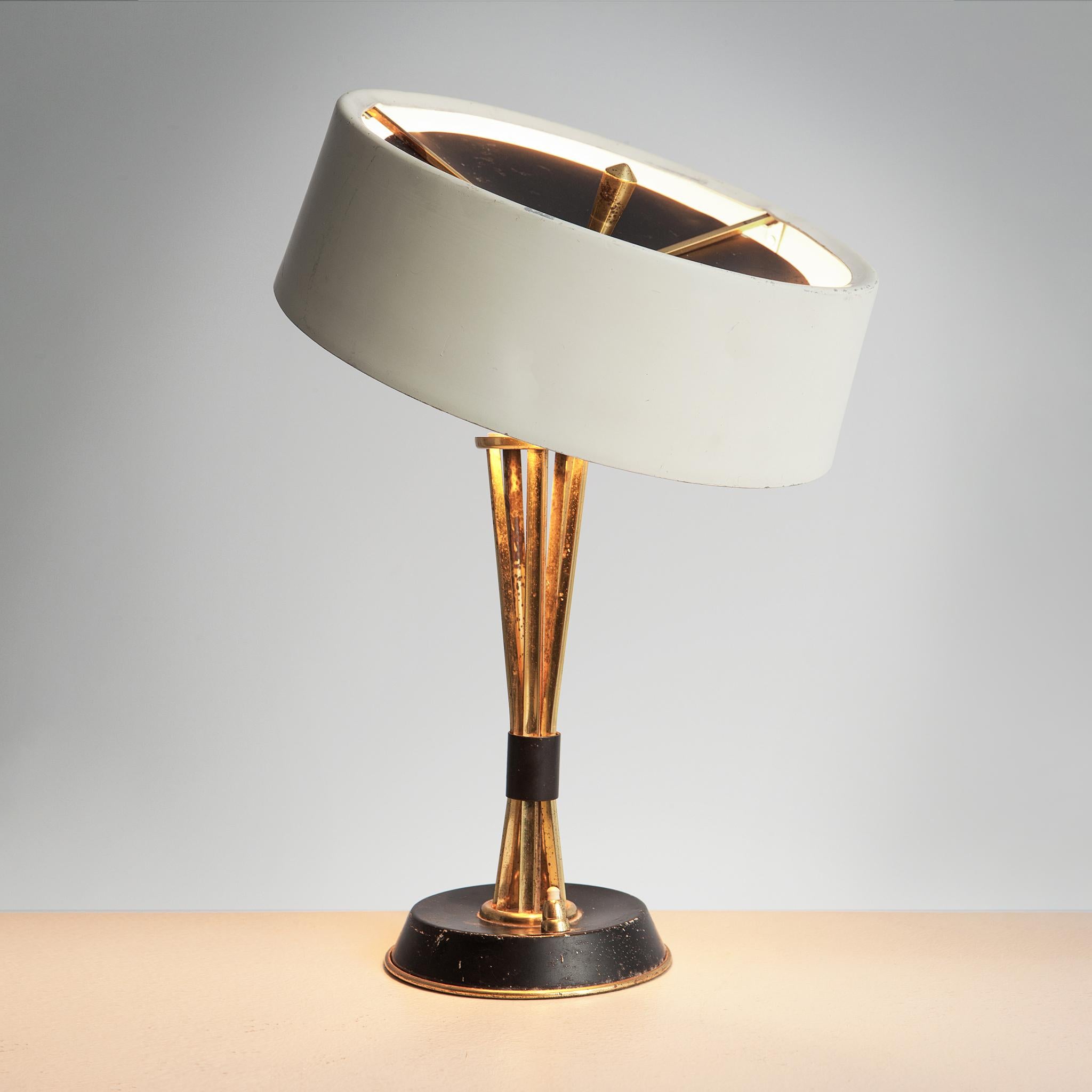 Italian Oscar Torlasco for Lumi Milano Swiveling Table Lamp