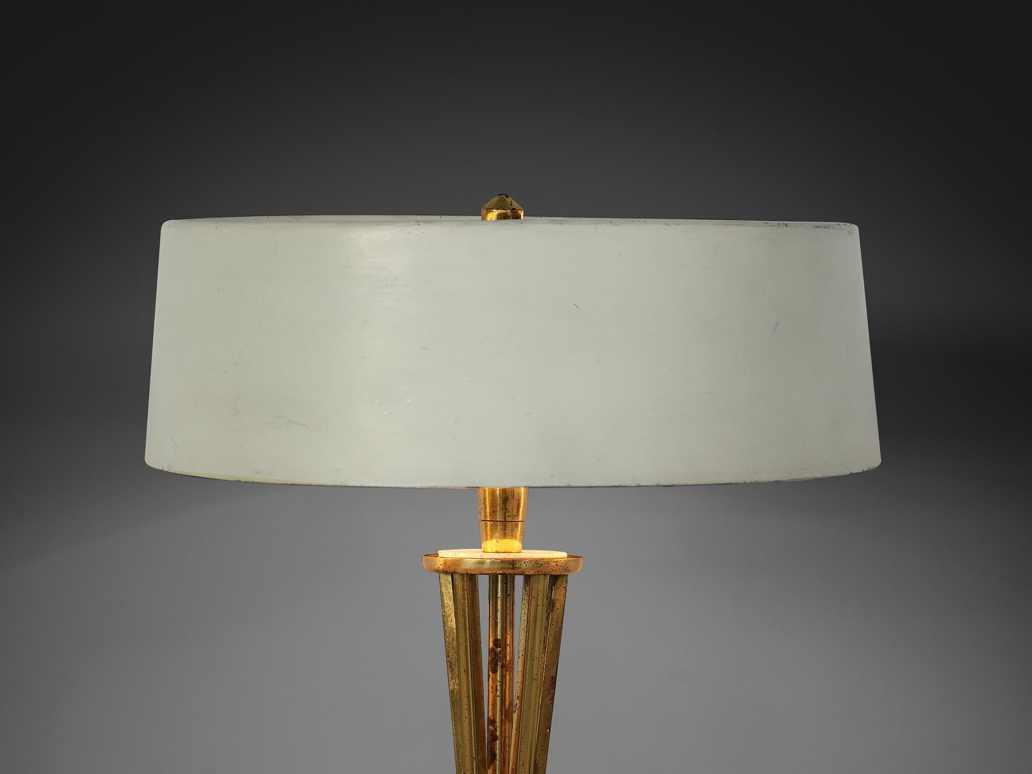 Metal Oscar Torlasco for Lumi Milano Swiveling Table Lamp  For Sale