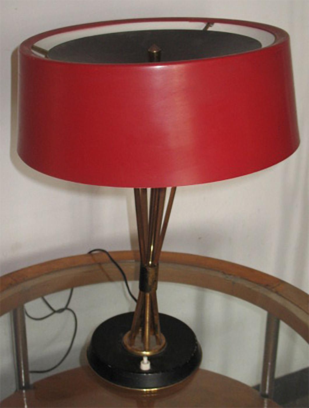 Mid-20th Century Oscar Torlasco for Lumi Table Lamp, 1960s For Sale