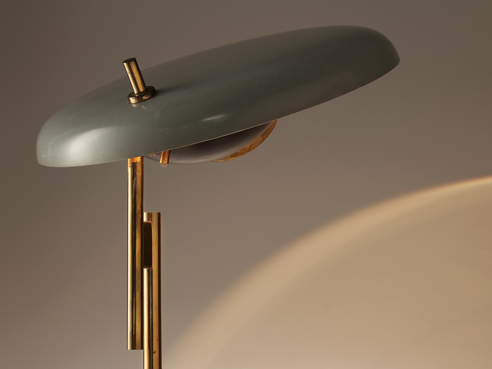 Metal Oscar Torlasco for Lumi Table Lamp Model '555'