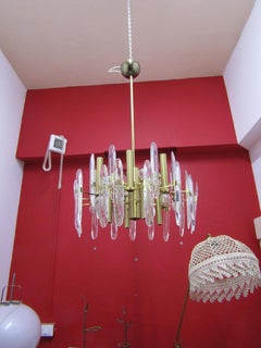 midcenturyOscar Torlasco for Stilkronen 12-Light Chandelier