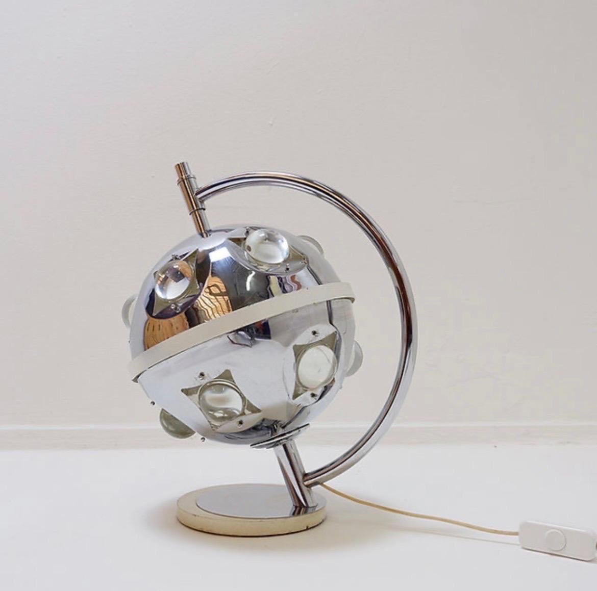 Fin du 20e siècle Lampe de table de l'ère spatiale Oscar Torlasco pour Stilkronen en vente