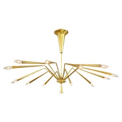 Oscar Torlasco Futurist "Spider" Chandelier 1960