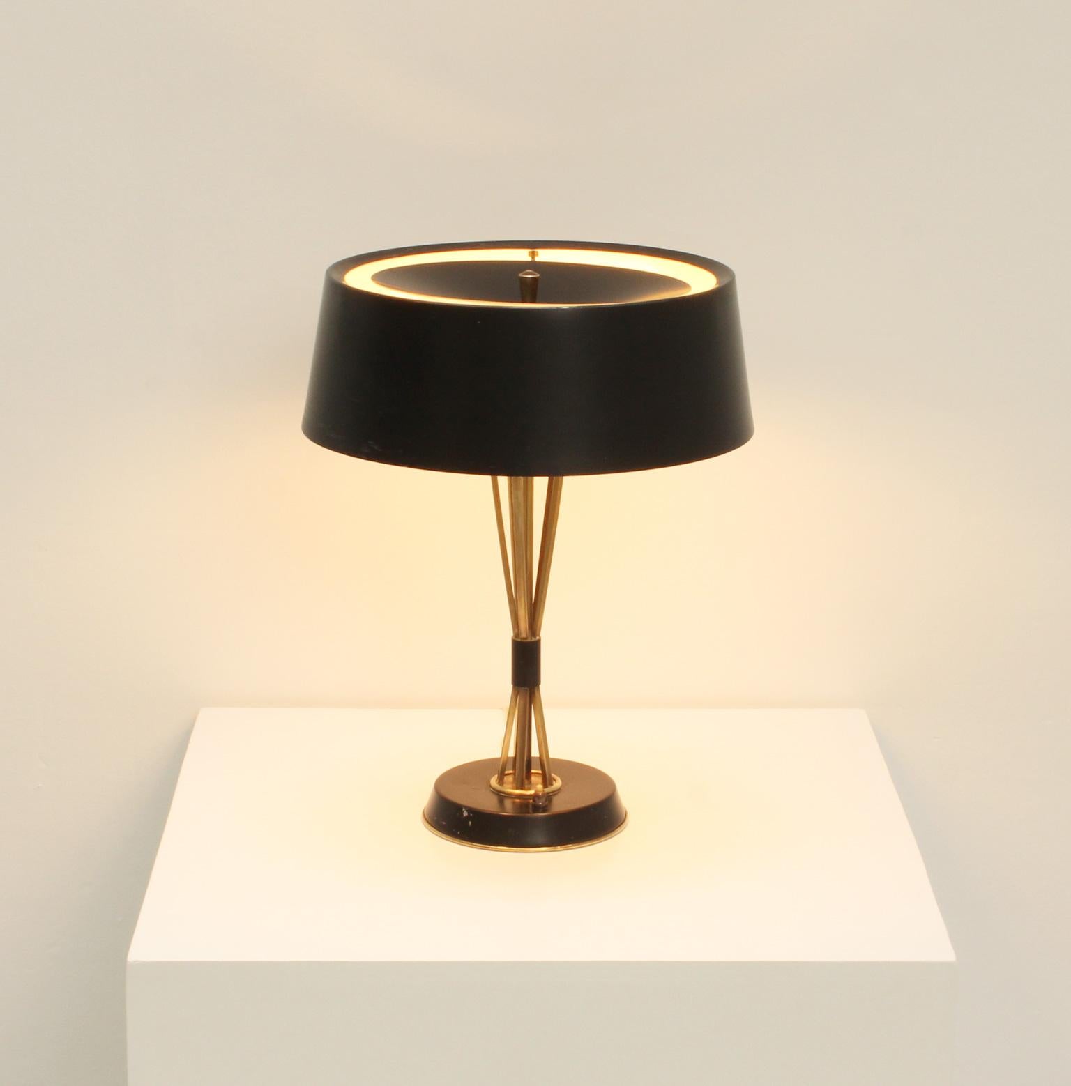 Oscar Torlasco Large Adjustable Table Lamp for Lumi, Italy 3