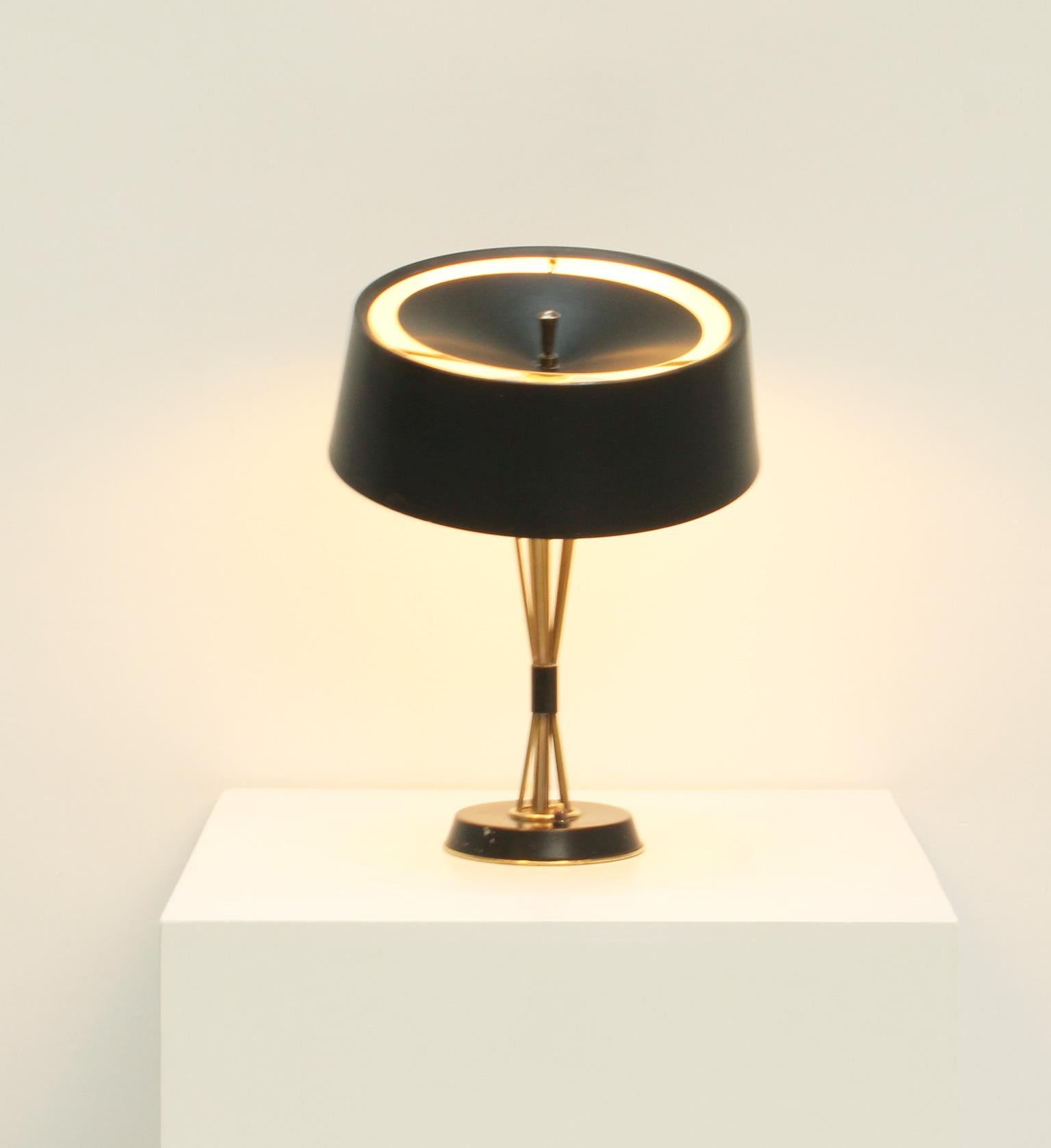 Oscar Torlasco Large Adjustable Table Lamp for Lumi, Italy 2