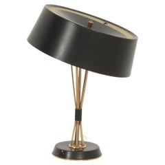 Oscar Torlasco Large Adjustable Table Lamp for Lumi, Italy